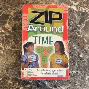 Vintage - New - ZIP Around “Time” Creative Teaching Associates - fast paced game